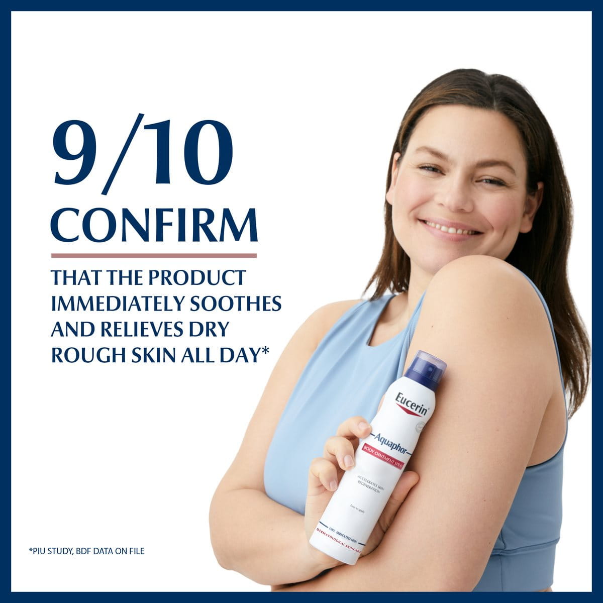 Aquaphor Ointment Body Spray for Dry, Irritated Skin Eucerin